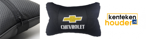 Chevrolet-lederen-hoofdsteun-kussen