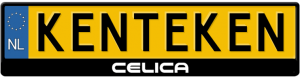 Celica-logo-kentekenplaathouder