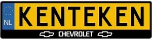 Chevrolet-3D-kentekenplaathouder