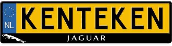 Jaguar-kentekenplaathouder