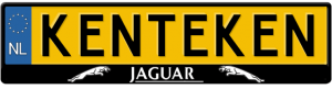 Jaguar-streep-kentekenplaathouder