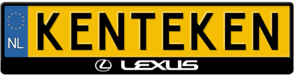 Lexus-3d-kentekenplaathouder