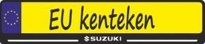 Suzuki line kentekenplaathouder