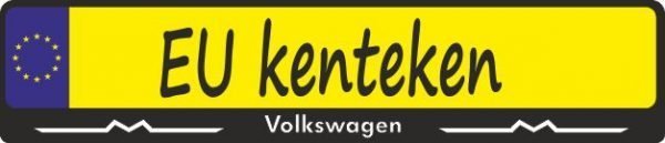 VW logo Design kentekenplaathouder